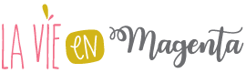 logo for La vie en magenta