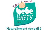 logo for Bebe happy by e.cool logic