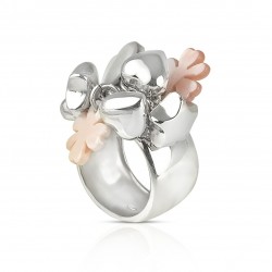 artemi-bague-breloque-argent-trefle-nacre-femme for Art'emi