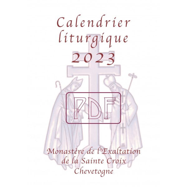 monasteredechevetogne-calendrierliturgique for Monastère de Chevetogne