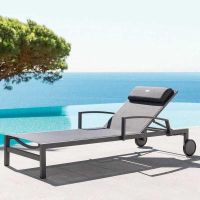 2-wheel Anthracite & Graphite deckchair