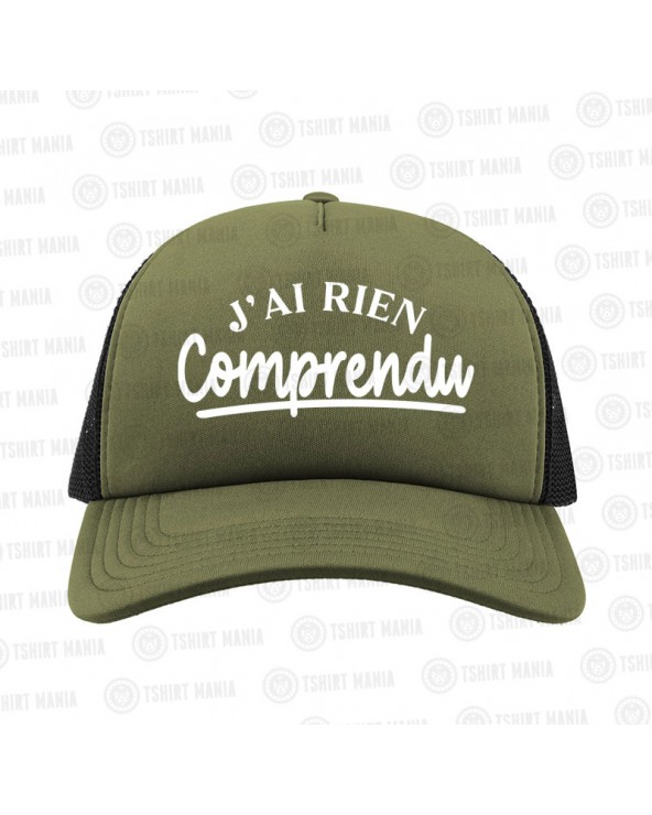 tshirtmania-jai-rien-comprendu-casquette for Tshirt Mania